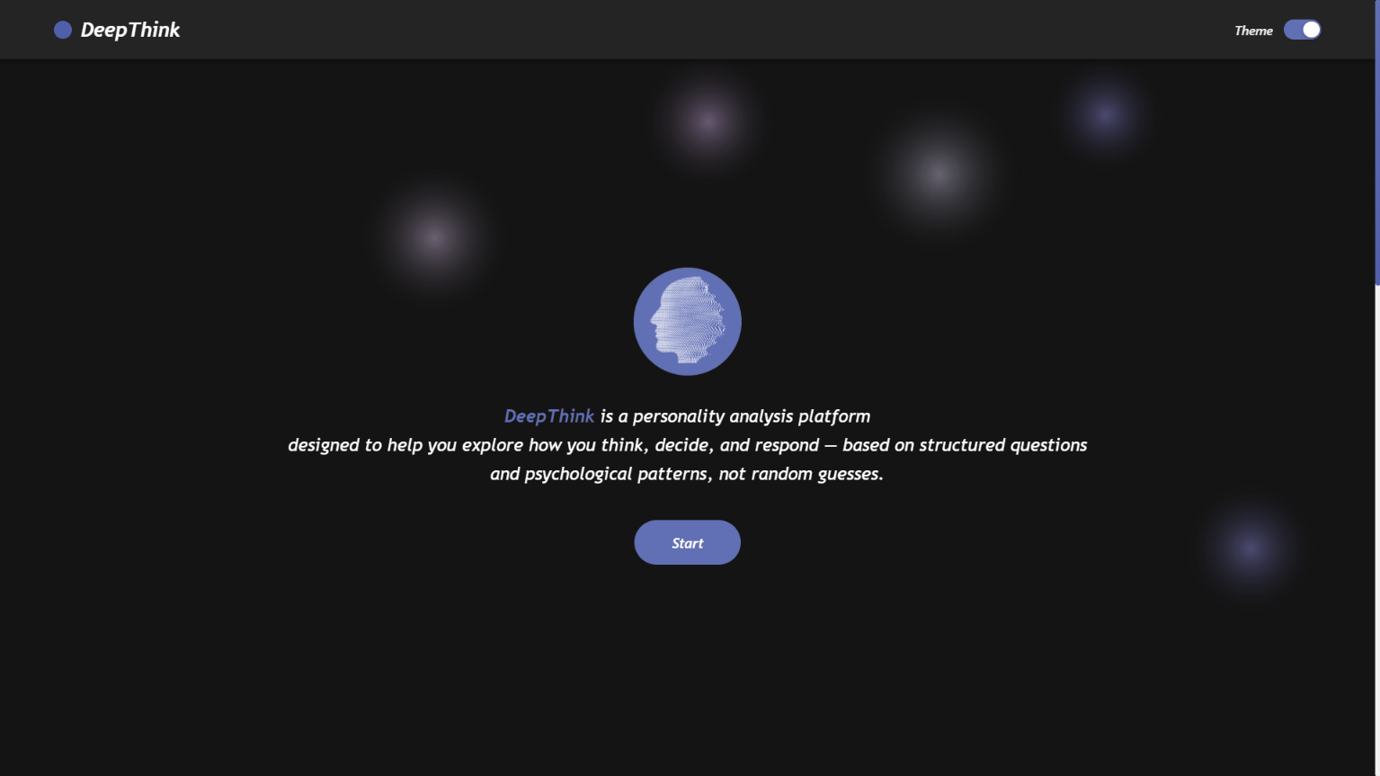 DeepThink Personality Analyzer