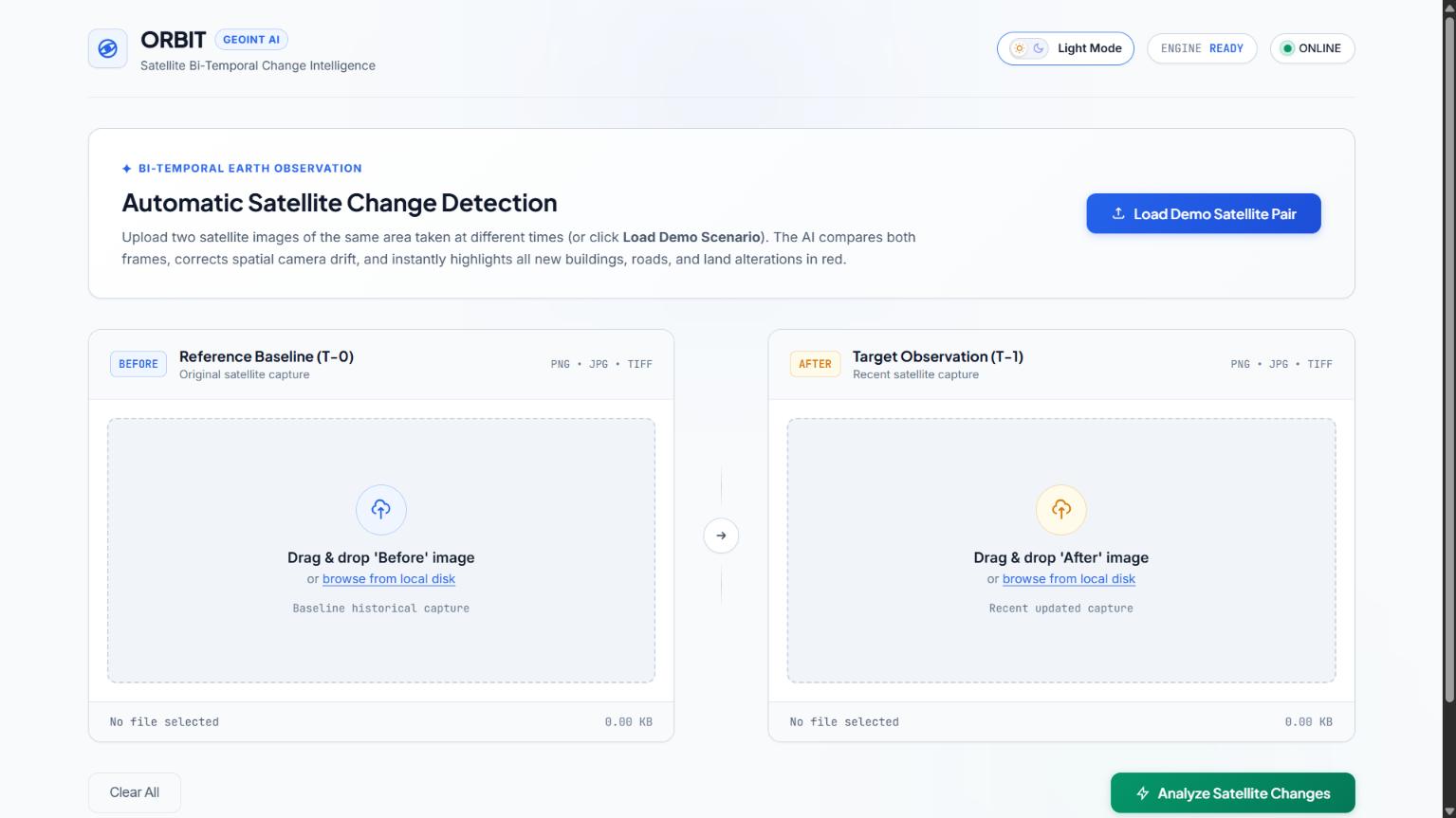 ORBIT — Satellite Change Detection